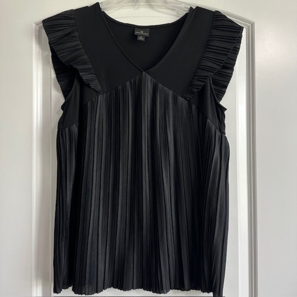 Worthington Women's Black Sleeveless Blouse Sz M
